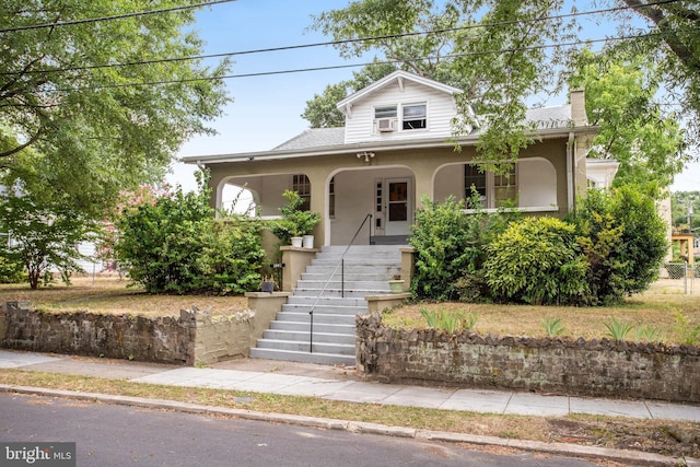 bungalow-style home with covered porch