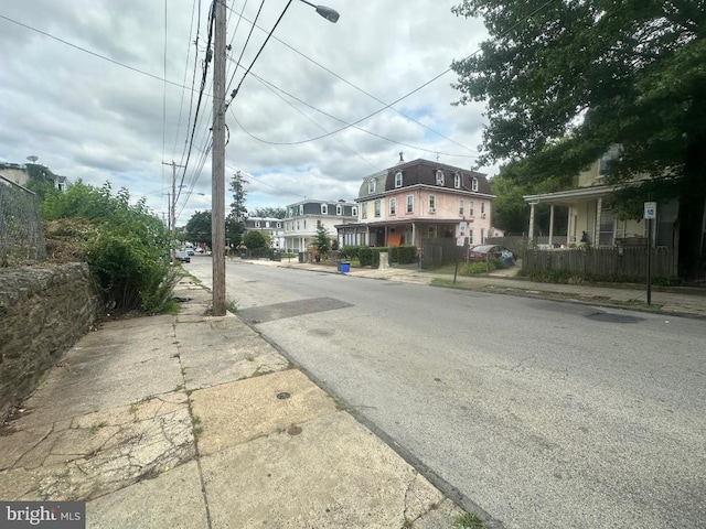 view of street