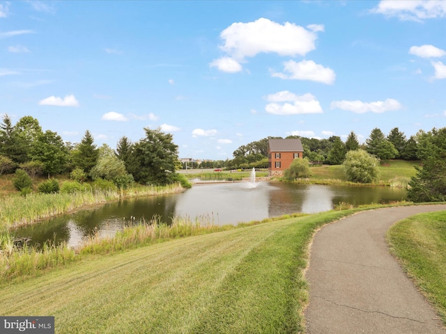 property view of water