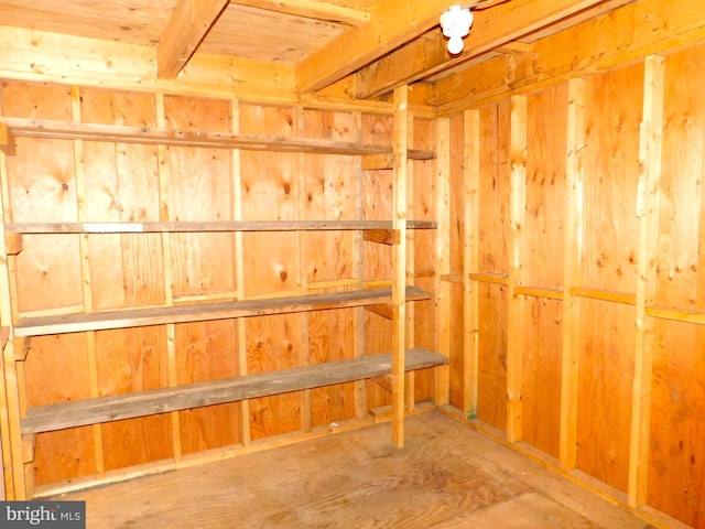 view of basement