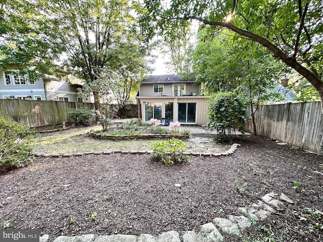 view of rear view of property