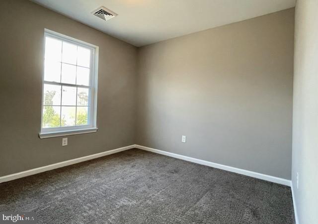 carpeted spare room featuring a healthy amount of sunlight