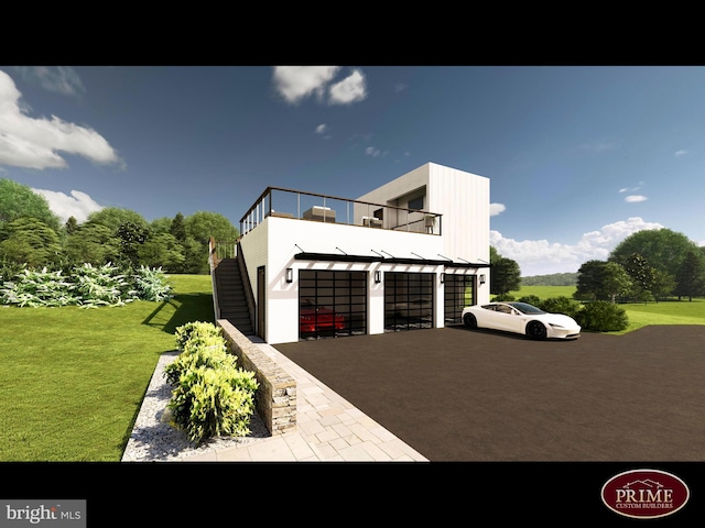 118 Hollow Horn Rd S Parcel, Unit South Parcel, Ottsville, PA 18942 - view of property exterior featuring a balcony and a yard