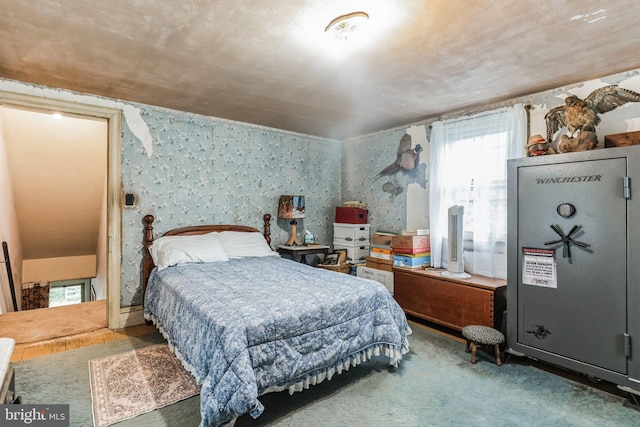 1757 Shadyside Rd, Downingtown, PA 19335 - bedroom featuring carpet flooring and wallpapered walls
