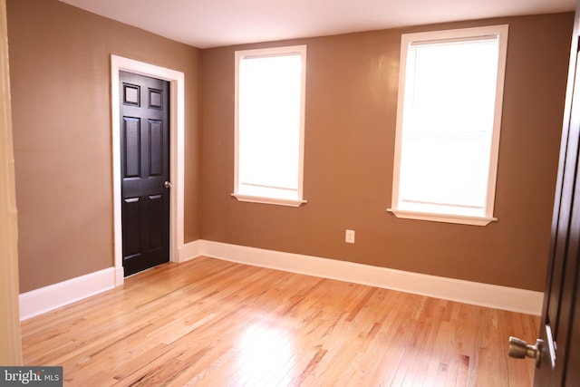 entryway with light wood-type flooring