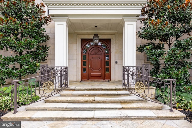 view of entrance to property