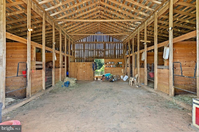 view of stable