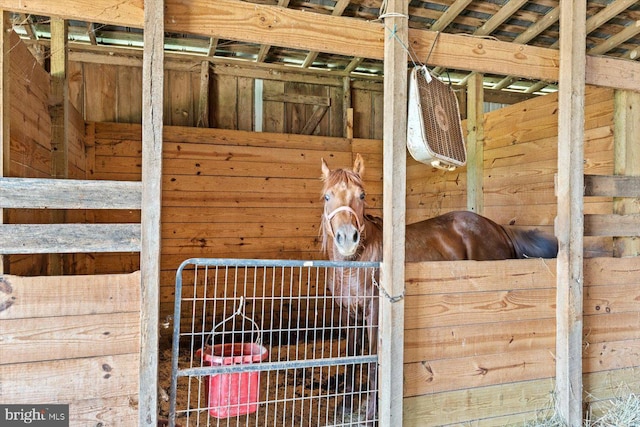 view of stable