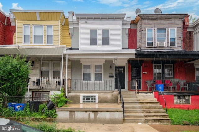 multi unit property featuring covered porch