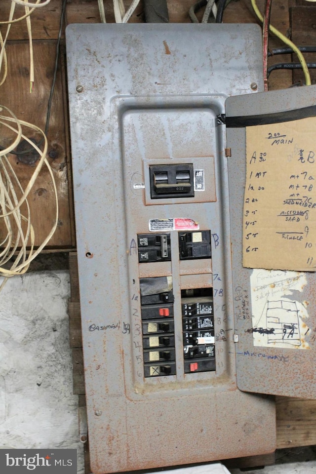 utility room featuring electric panel