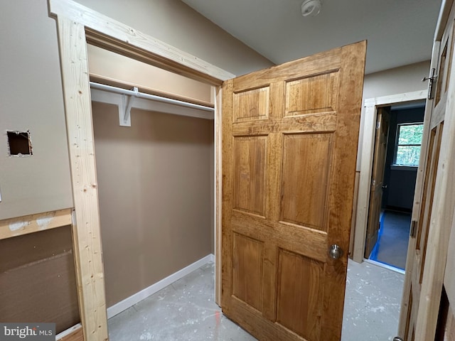 view of closet