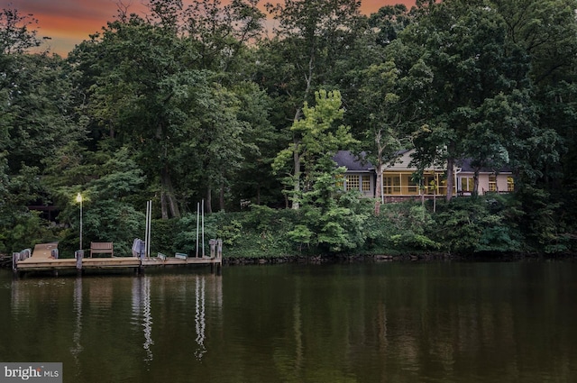 property view of water