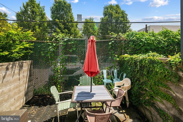 view of patio