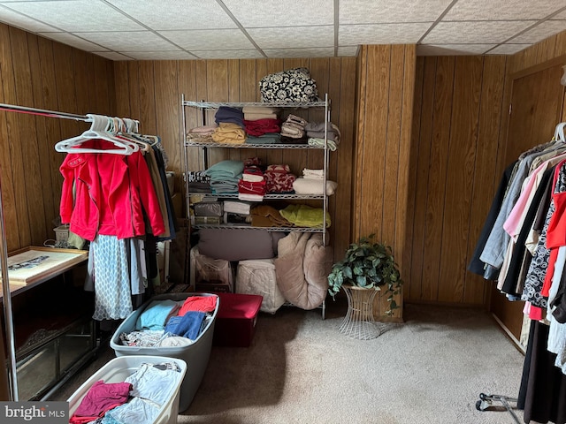 view of storage room