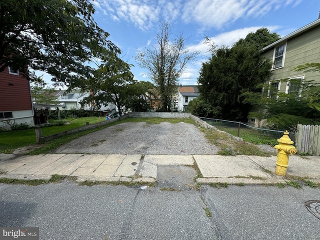 view of road