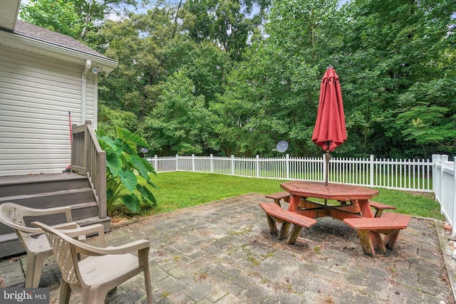 view of patio / terrace