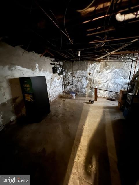 view of basement