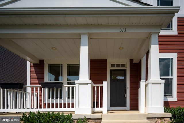 view of property entrance