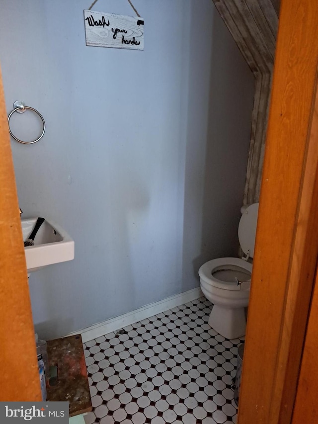 bathroom with toilet