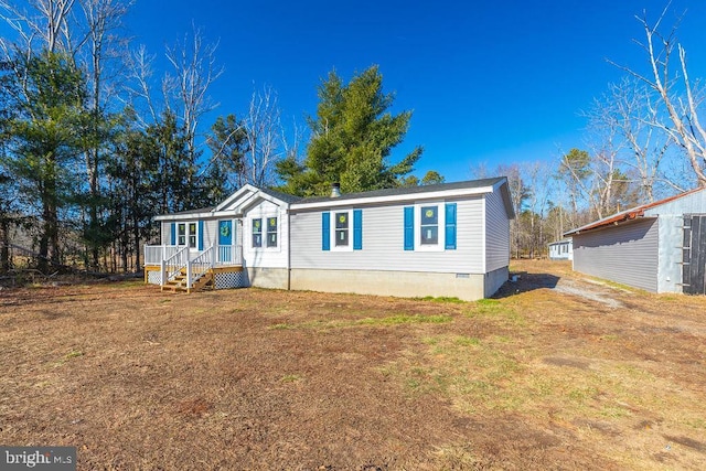 view of manufactured / mobile home