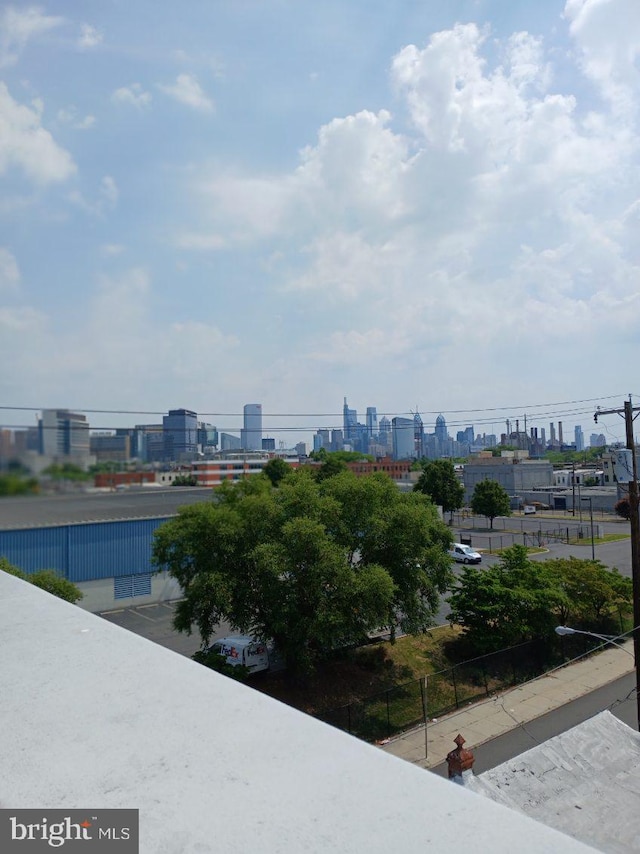 property view of water featuring a city view