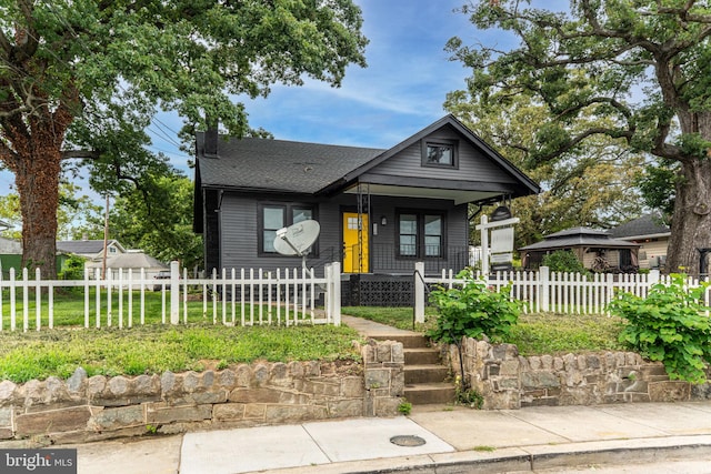 bungalow with covered porch