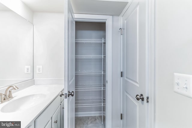 pantry with sink