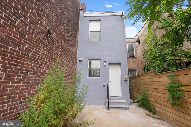 view of rear view of property