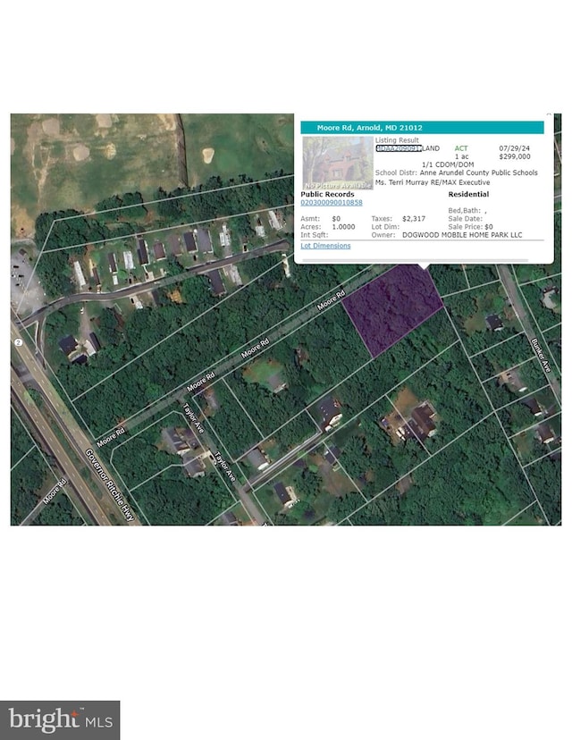 Moore Rd, Arnold MD, 21012 land for sale