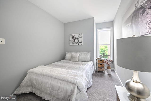 bedroom with carpet flooring