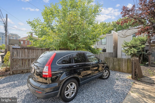 view of vehicle parking