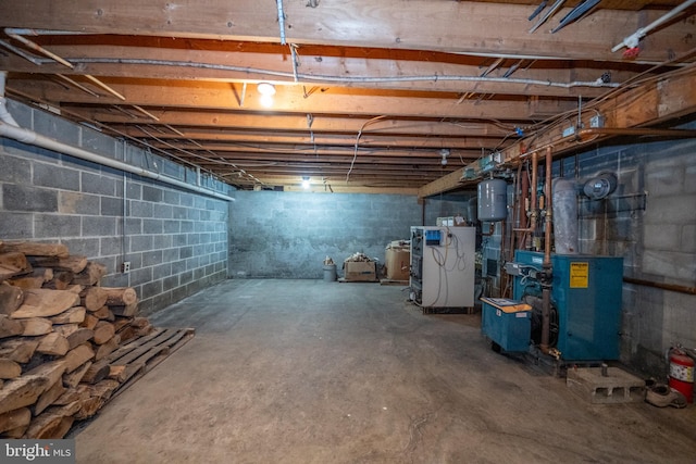 view of basement