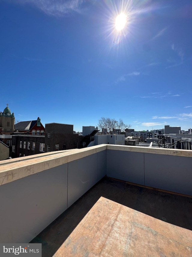 view of patio / terrace featuring a balcony