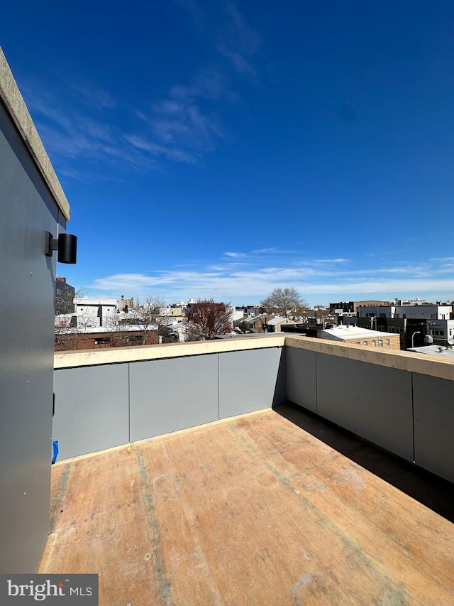 view of patio / terrace with a balcony