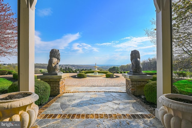 view of patio