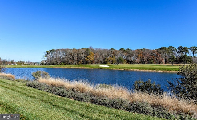 property view of water