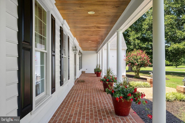 view of patio