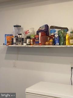 view of pantry