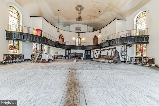 lobby with stairway