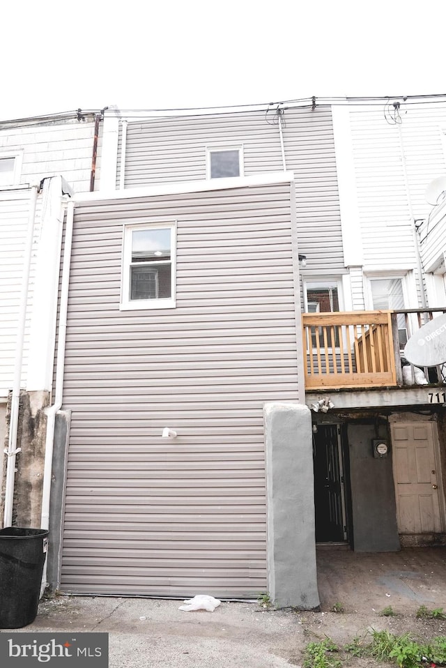 view of rear view of house