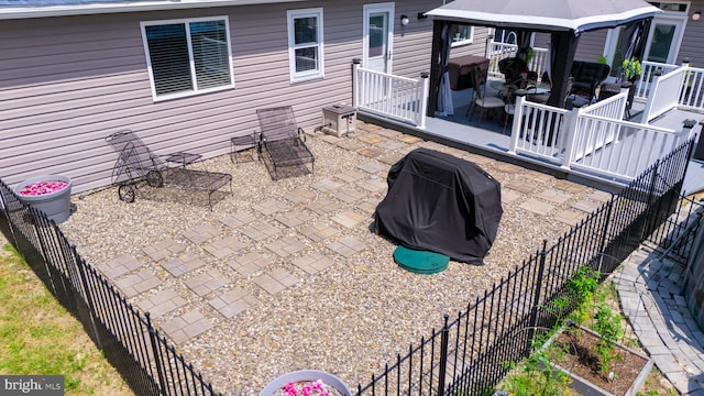 view of patio / terrace featuring area for grilling