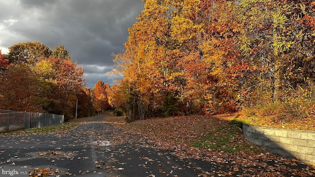 view of road