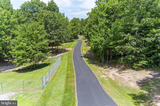 view of road