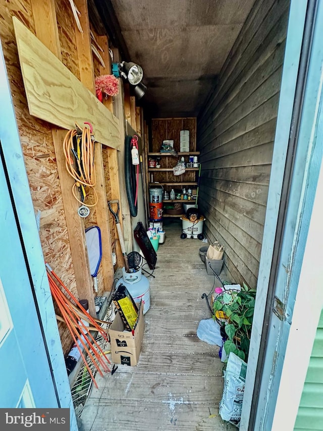 view of storage room