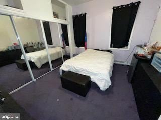 bedroom featuring a closet