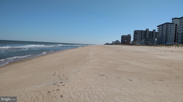 water view with a view of the beach