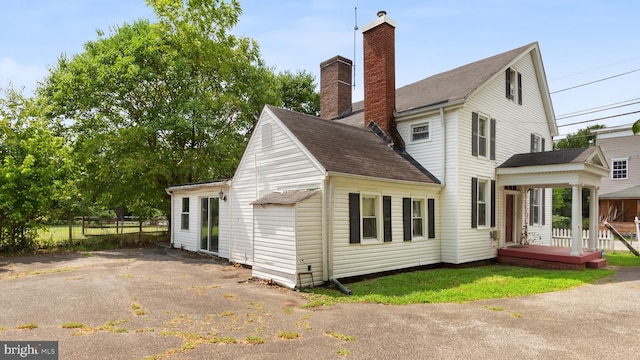 view of property exterior