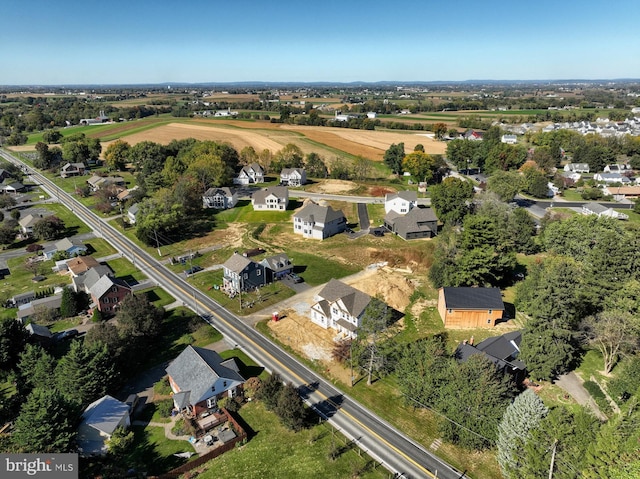 drone / aerial view featuring a residential view