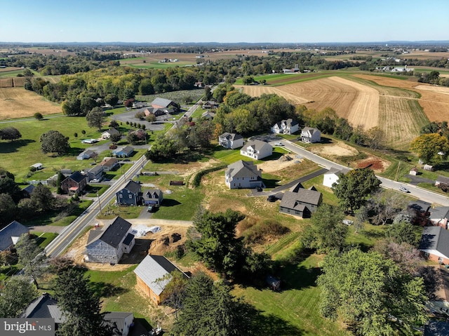 aerial view featuring a residential view