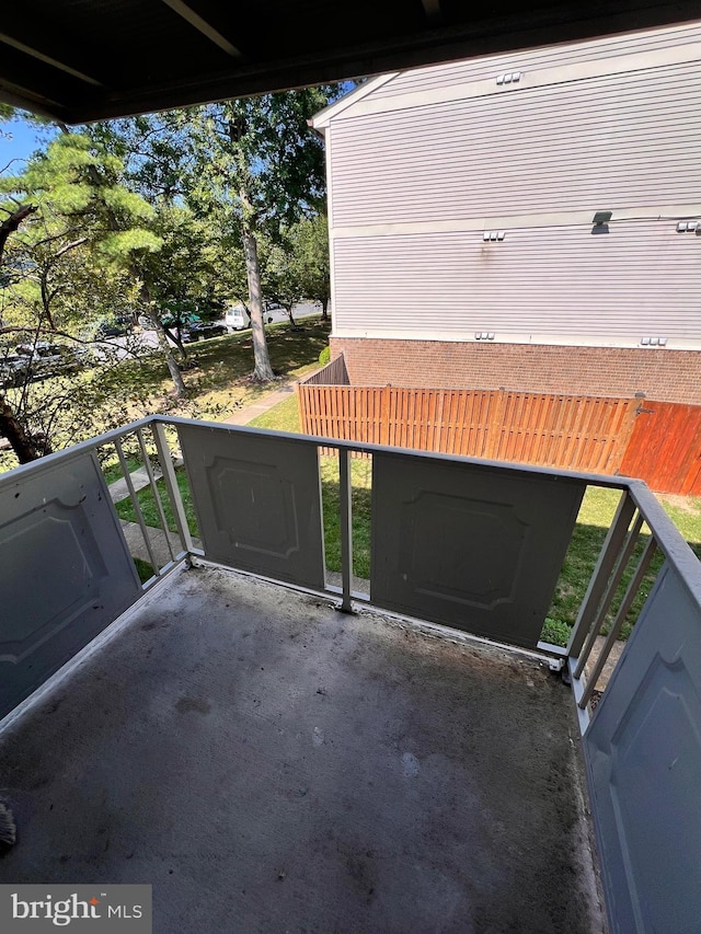 4300 Buckman Rd Unit H, Alexandria, VA 22309 - view of balcony